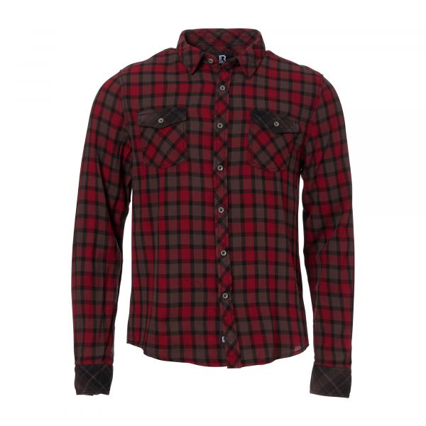 Guarantee ⇒ 100% alloutdoorsale.com Shirt ⇒ Duncan Check Brandit red/brown 61%